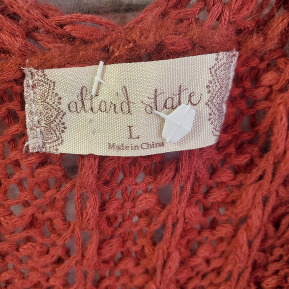 Altar'd State Cable Knit Sweater (L) - Picture 2 of 2